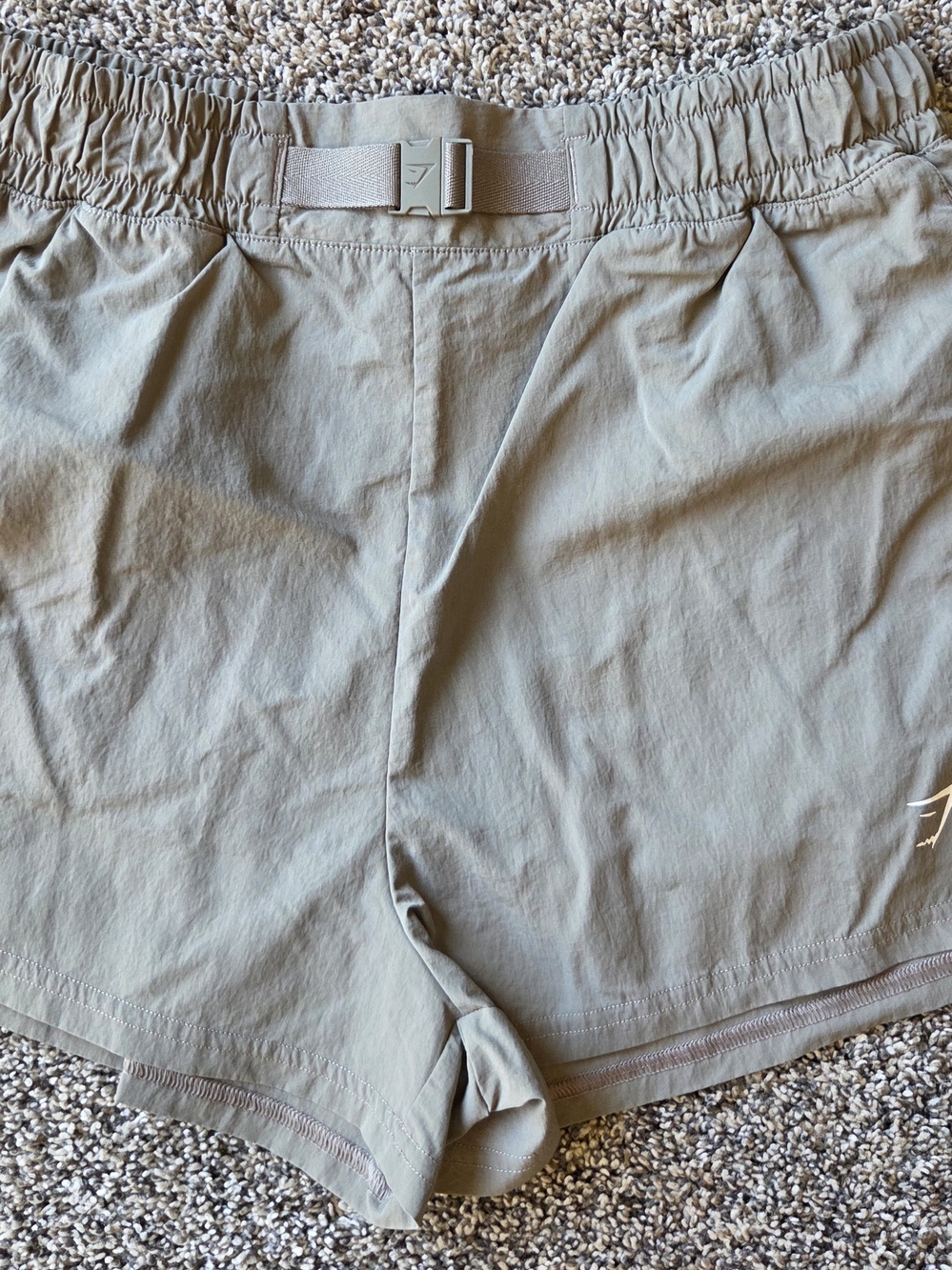 Gymshark Women's Athletic Shorts in Olive